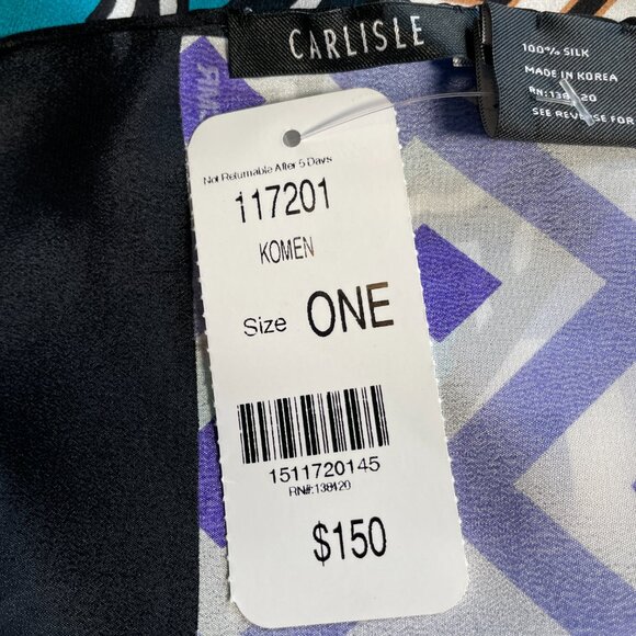 Carlisle 100% Silk Fabric of Hope Limited Edition Scarf – New With Tags (20x64") - Picture 7 of 14